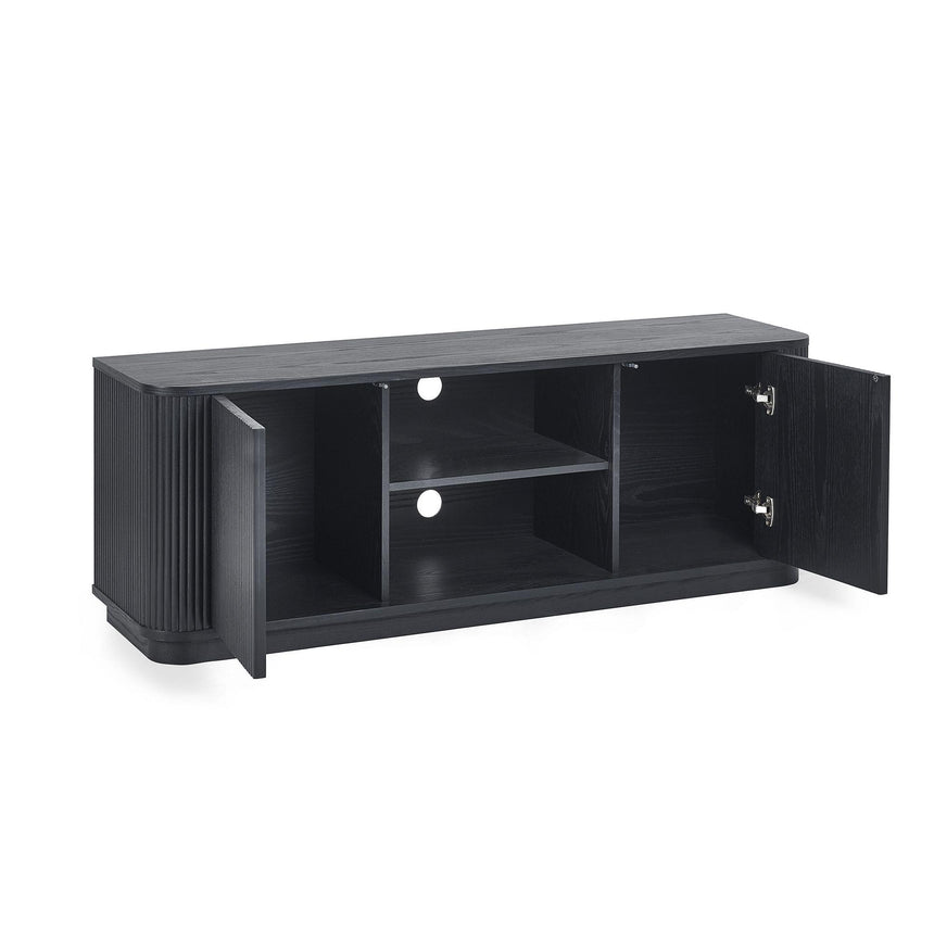 Louis Black Fluted Base 140cm TV Unit-3