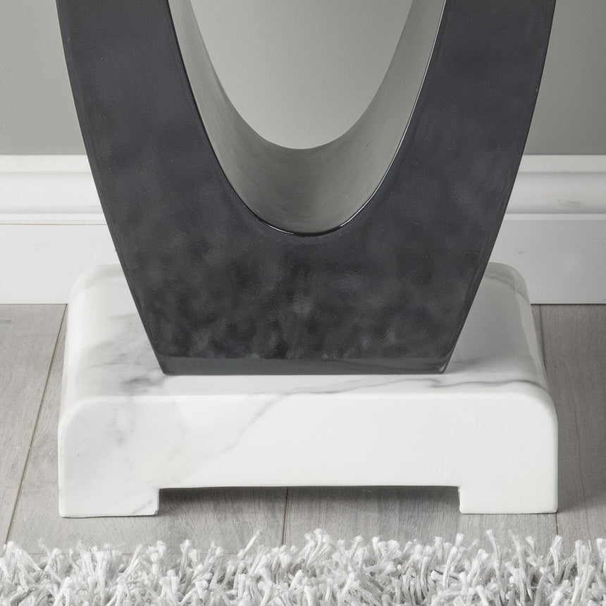 Madrid White Marble Side Table-3