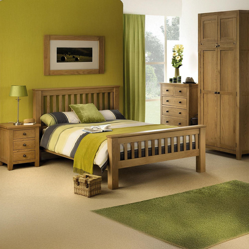 Marlborough Oak 4+2 Drawer Chest-3