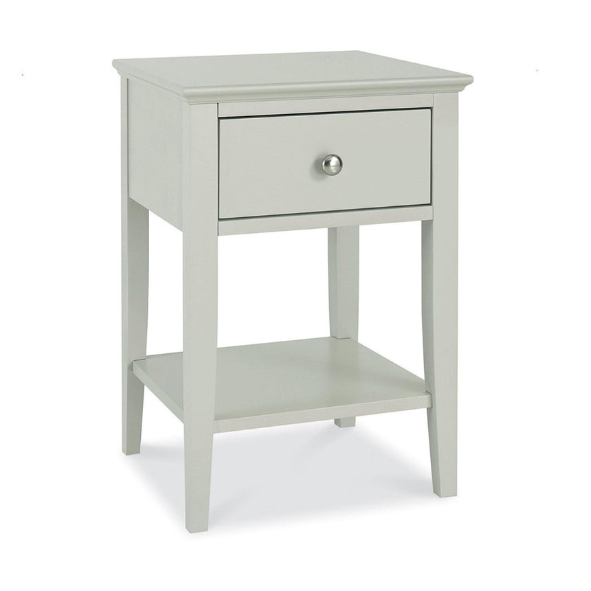 Bentley Designs Ashby Soft Grey 1 Drawer Bedside Cabinet-2