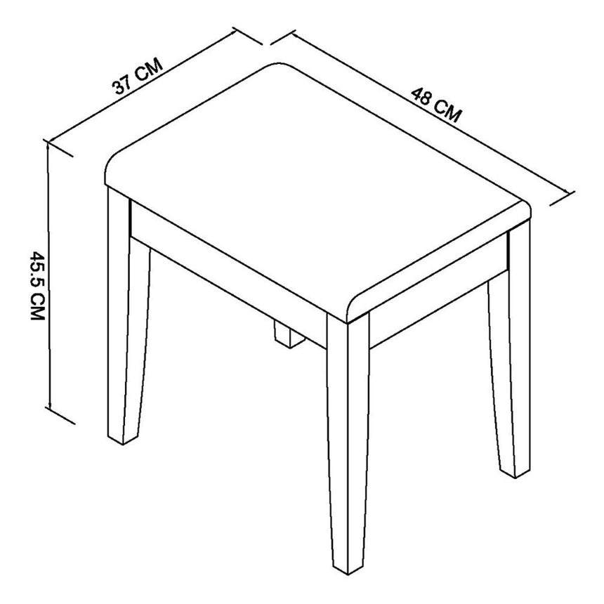 Bentley Designs Ashby Soft Grey Pebble Grey Fabric Stool-4