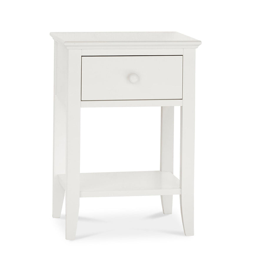 Bentley Designs Ashby White 1 Drawer Bedside Cabinet-2