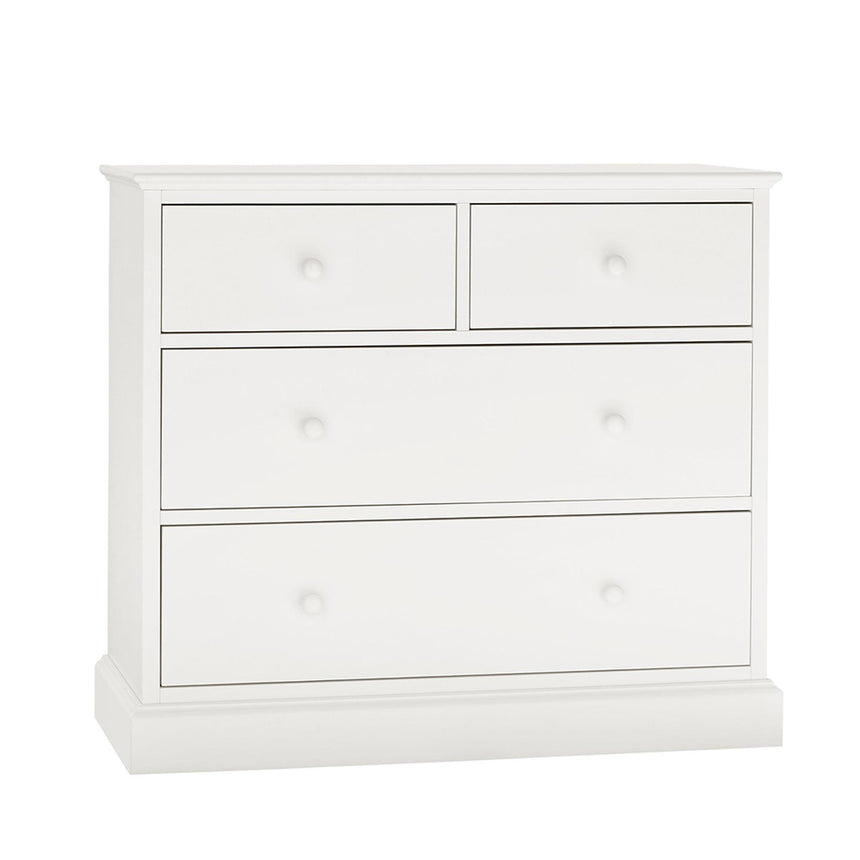 Bentley Designs Ashby White 2+2 Drawer Chest-2