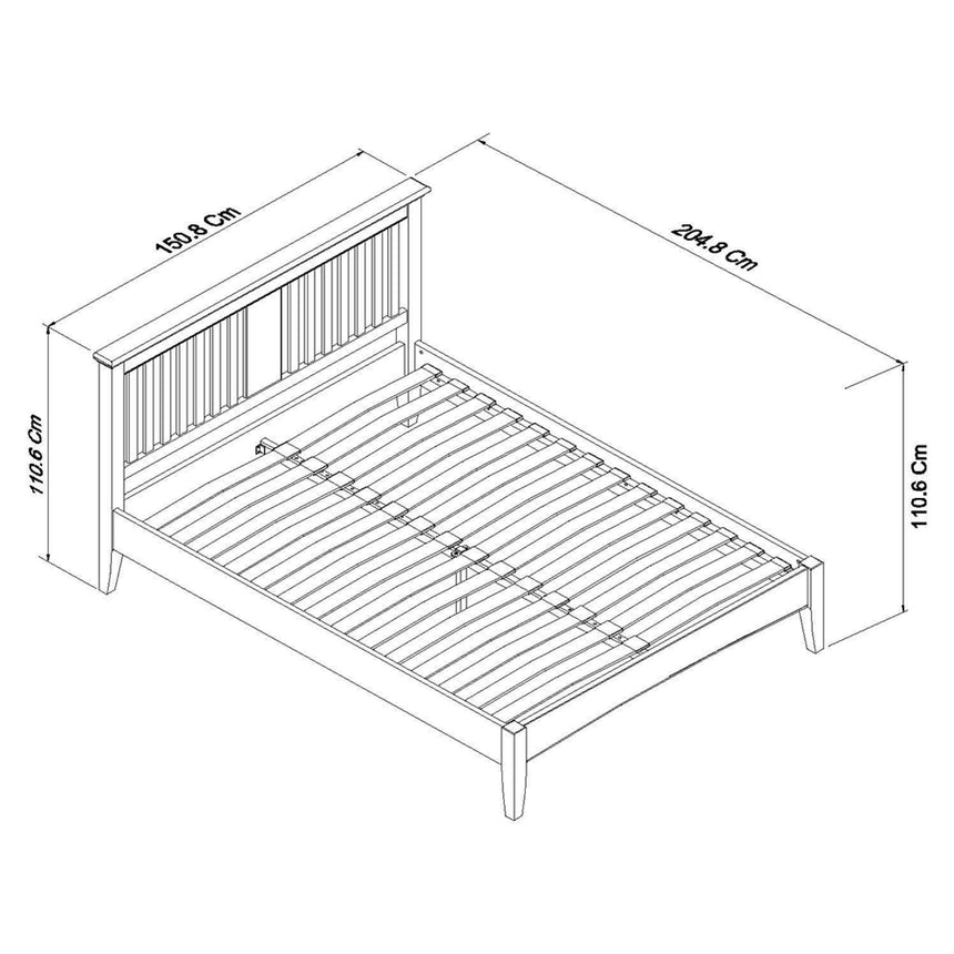 Bentley Designs Hampstead Two Tone Bedstead Comes in 4ft 6in Double and 5ft King Size-3