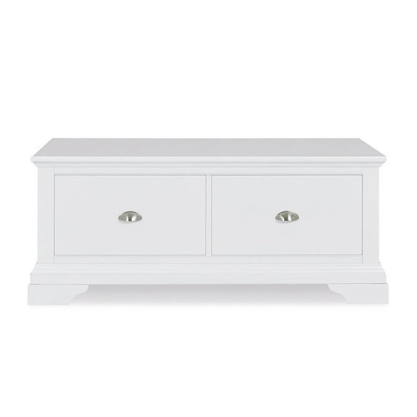 Bentley Designs Hampstead White Blanket Box-2
