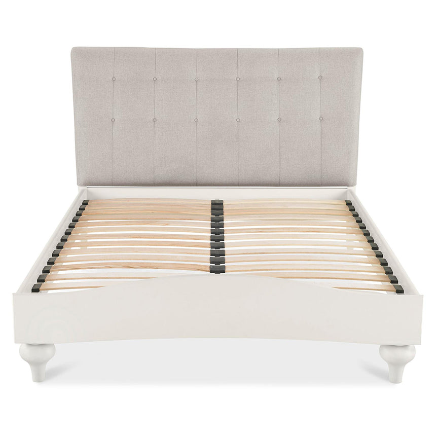 Bentley Designs Montreux Soft Grey and Pebble Grey Fabric 5ft King Size Bed-2