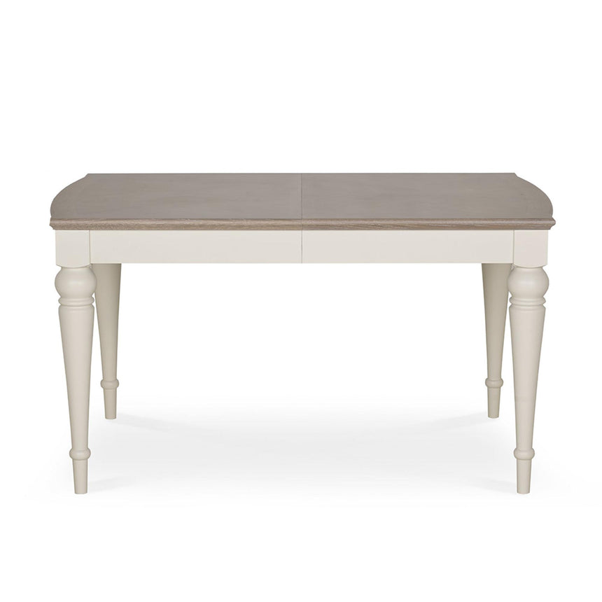 Bentley Designs Montreux Grey Washed Oak and Soft Grey 4 Seater Extending Dining Table-4