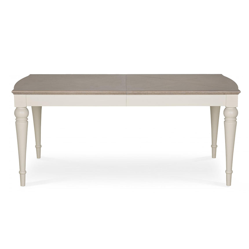 Bentley Designs Montreux Grey Washed Oak and Soft Grey 6 Seater Extending Dining Table-4