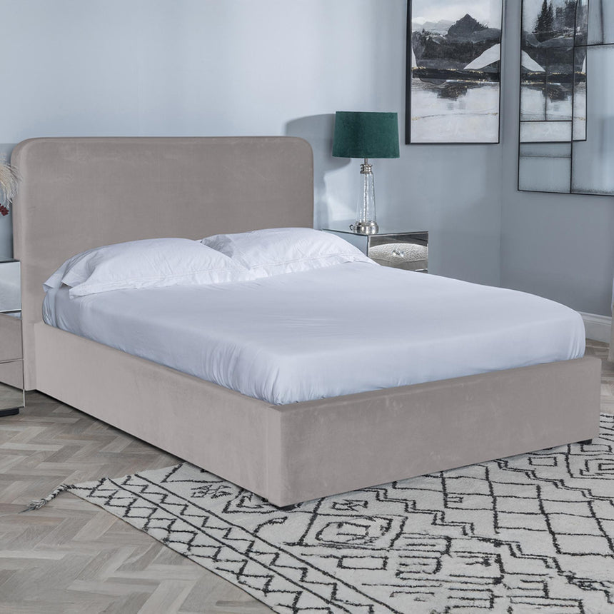Ashby Beige Fabric Bed-4