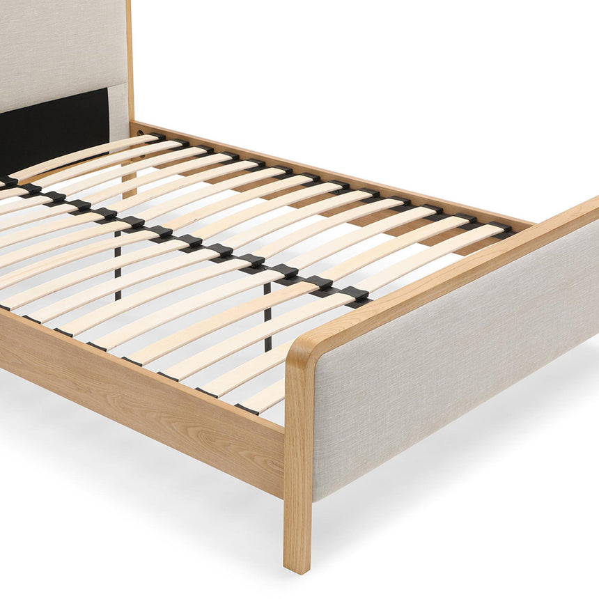 Archie Grey Upholstered Bed - Sizes Available-4