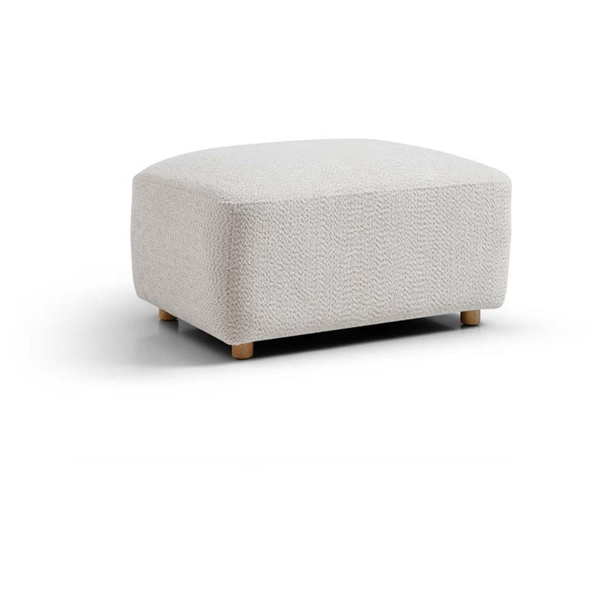 Como Natural Boucle Fabric 3 Seater Modular Sofa-5