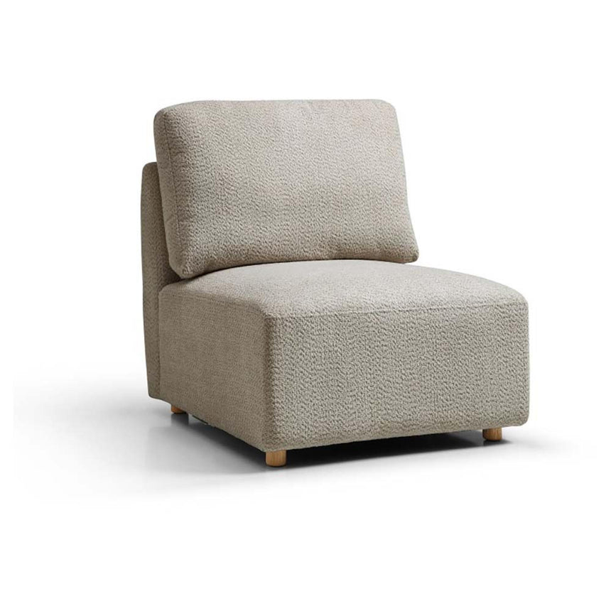 Como Taupe Boucle Fabric 3 Seater Modular Sofa-4