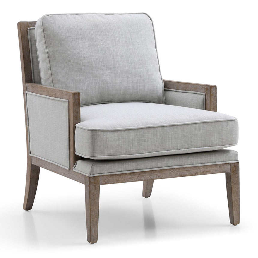 Beatrice Grey Fabric Armchair-3