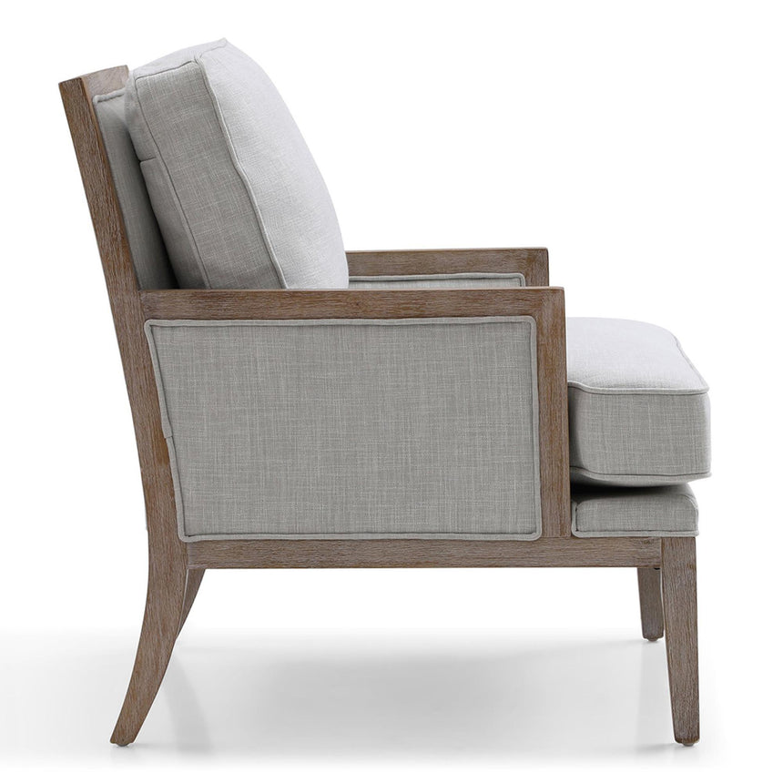 Beatrice Grey Fabric Armchair-4