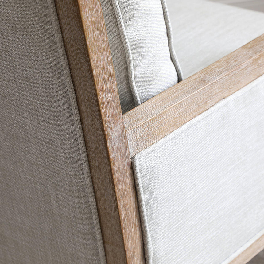 Beatrice Grey Fabric Armchair-8