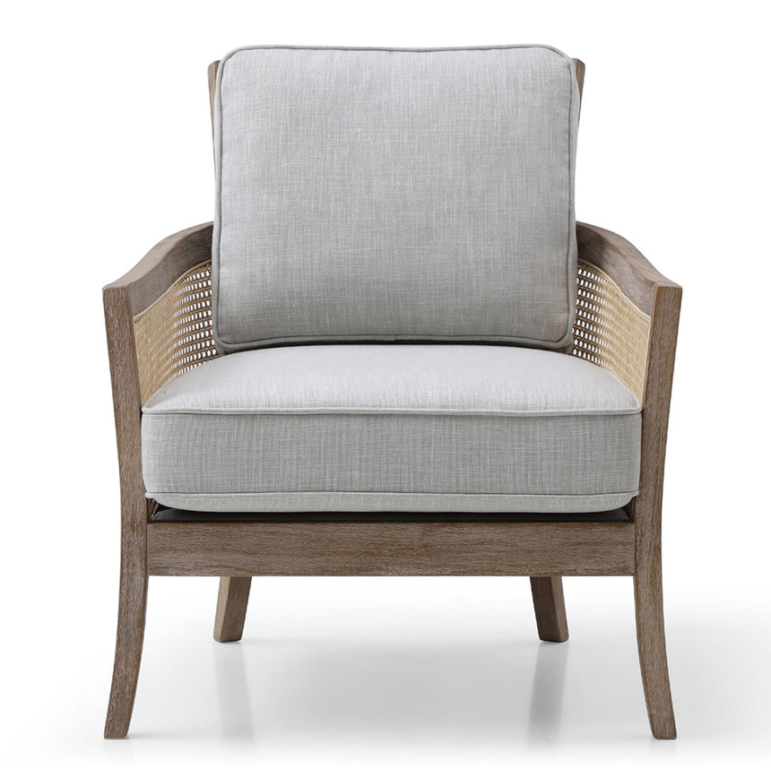 Cecilia Grey Fabric Armchair-2