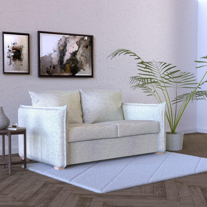 Oliver Piero Spring Fabric 2 Seater Sofa Bed-4