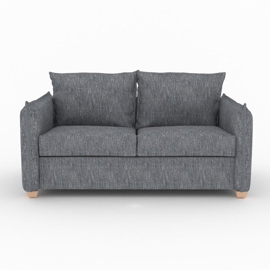 Oliver Piero Thunderstorm Fabric 2 Seater Sofa Bed-3