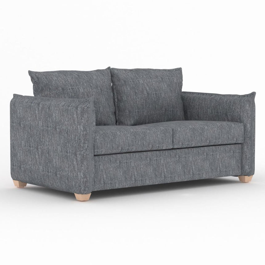 Oliver Piero Thunderstorm Fabric 2 Seater Sofa Bed-4