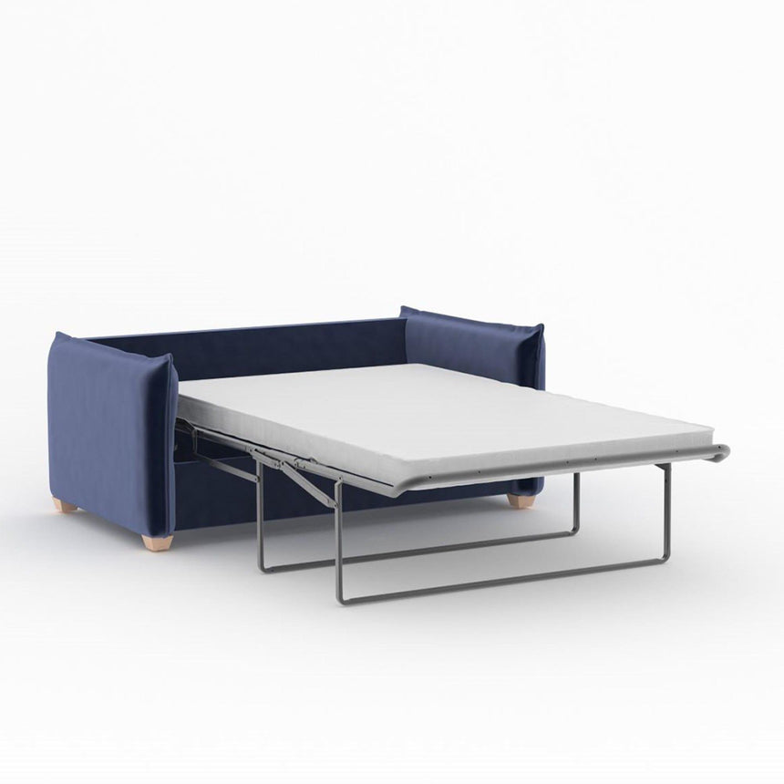 Oliver Sunningdale Midnight Blue Fabric 2 Seater Sofa Bed-2