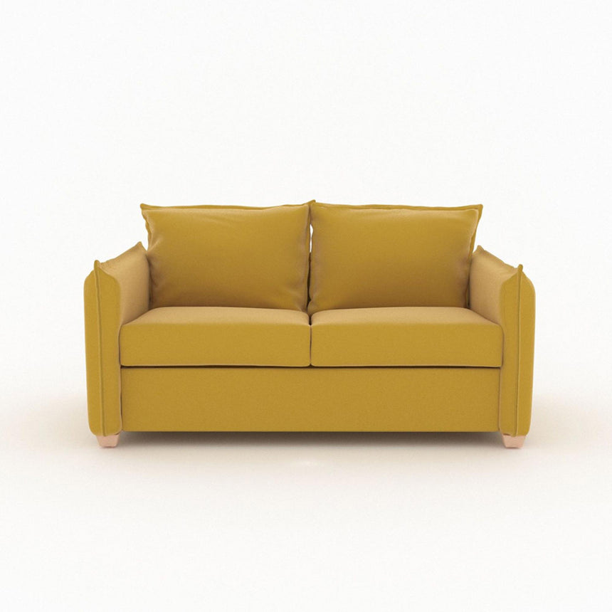Oliver Sunningdale Saffron Fabric 2 Seater Sofa Bed-3