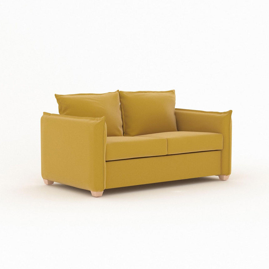 Oliver Sunningdale Saffron Fabric 2 Seater Sofa Bed-4