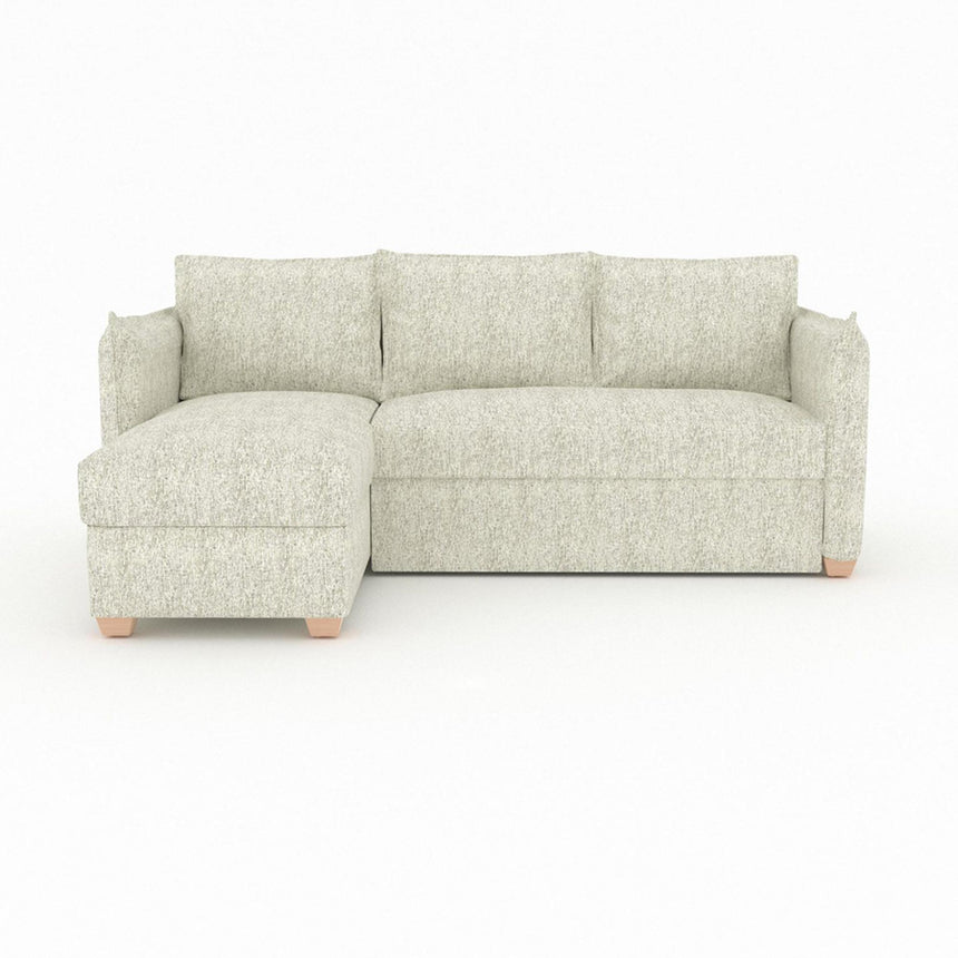 Oscar Piero Spring Fabric Corner Sofa Bed-2