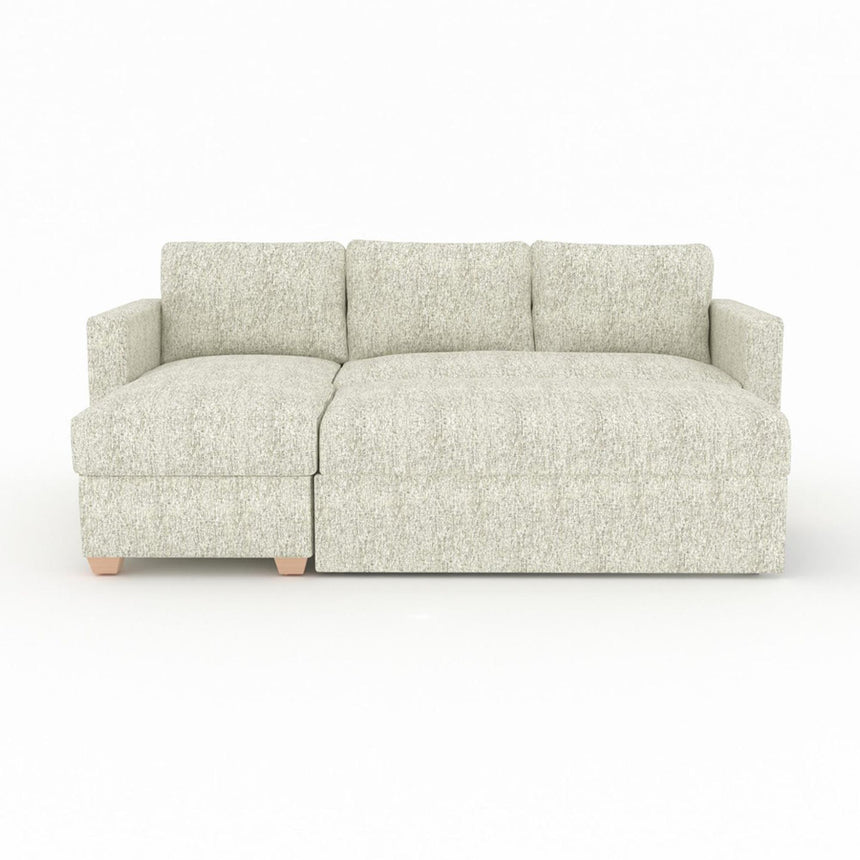 Oscar Piero Spring Fabric Corner Sofa Bed-4