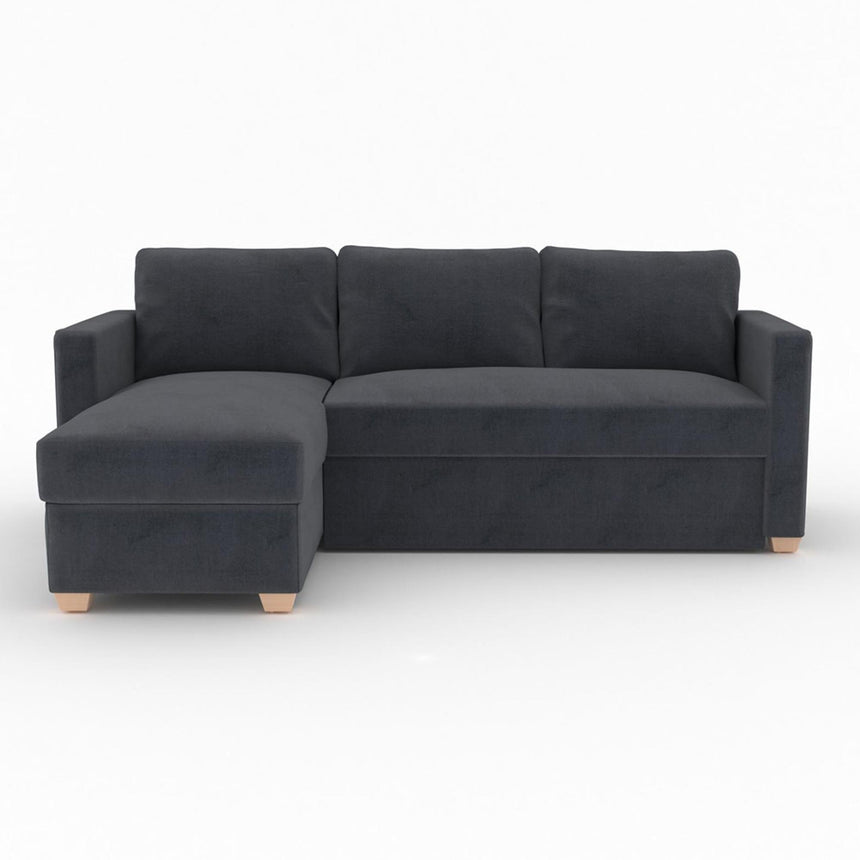 Oscar Sunningdale Granite Fabric Corner Sofa Bed-4