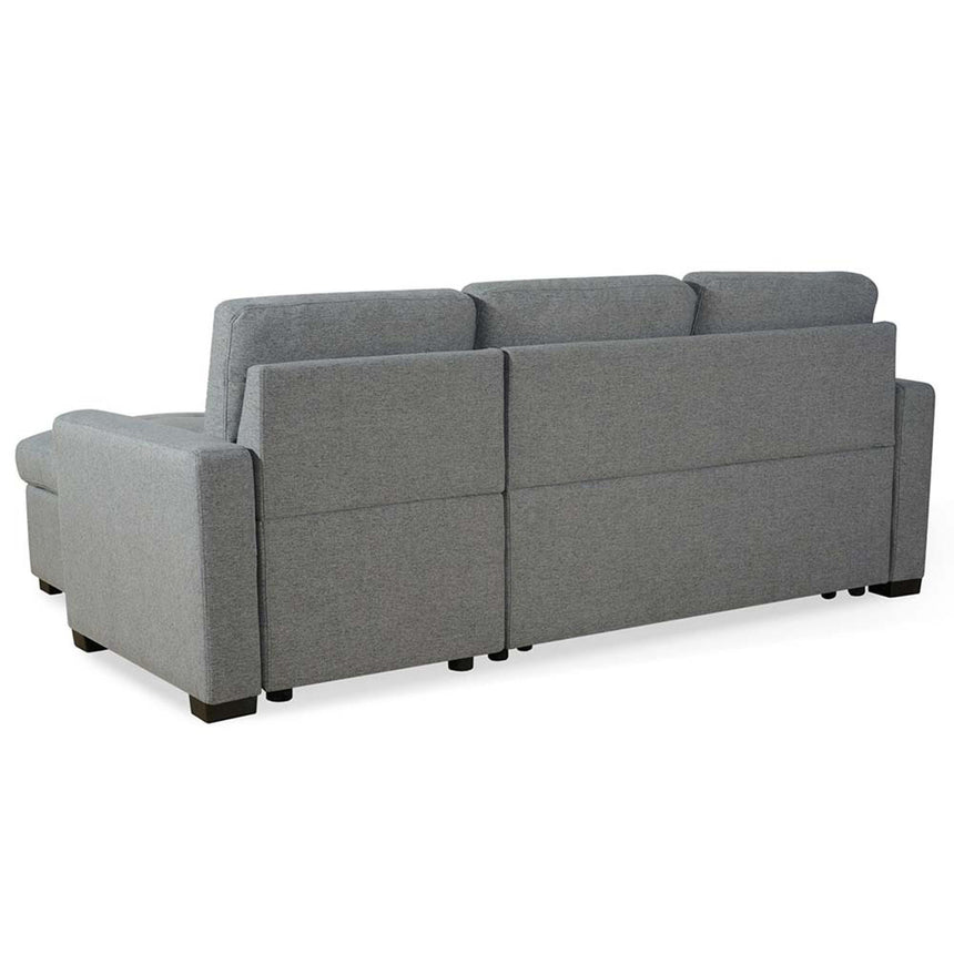 Alder Grey Fabric Pull Out Universal Corner Sofabed-5