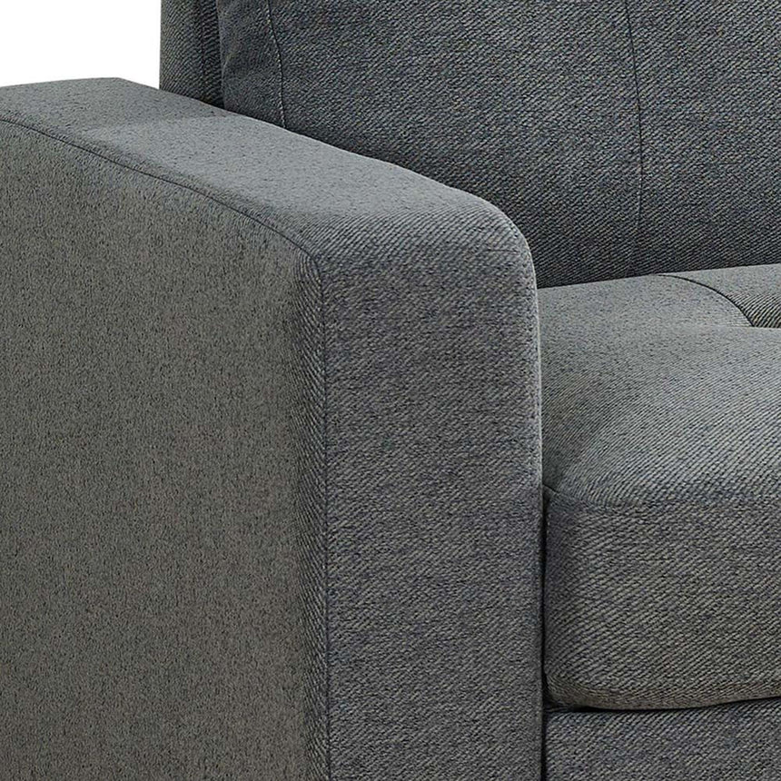 Alder Grey Fabric Pull Out Universal Corner Sofabed-6