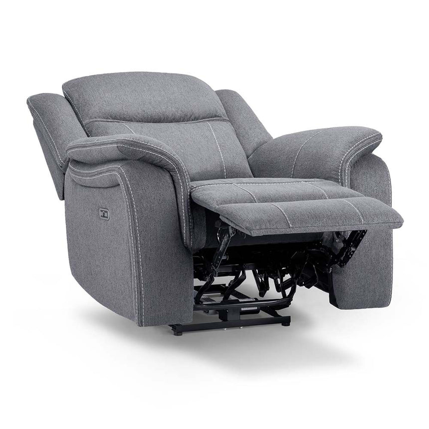 Galaxy Tech Grey Fabric Armchair-2