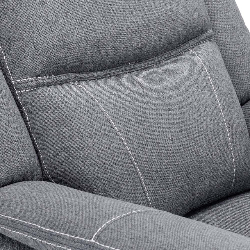 Galaxy Tech Grey Fabric Armchair-4