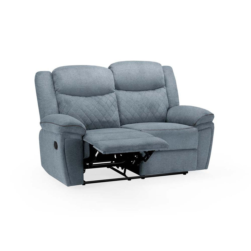 Myra Grey Fabric Recliner 2 Seater Sofa-3