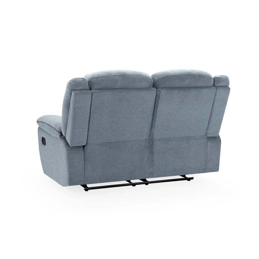 Myra Grey Fabric Recliner 2 Seater Sofa-4