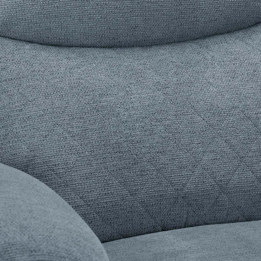 Myra Grey Fabric Recliner 2 Seater Sofa-5