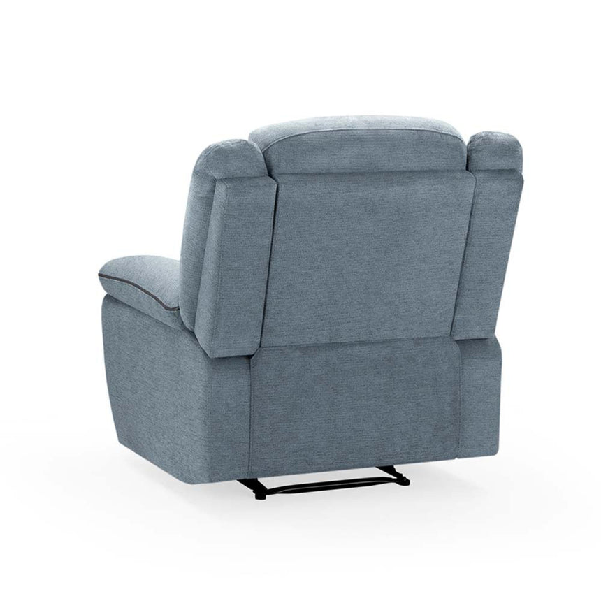 Myra Grey Fabric Recliner Armchair-3
