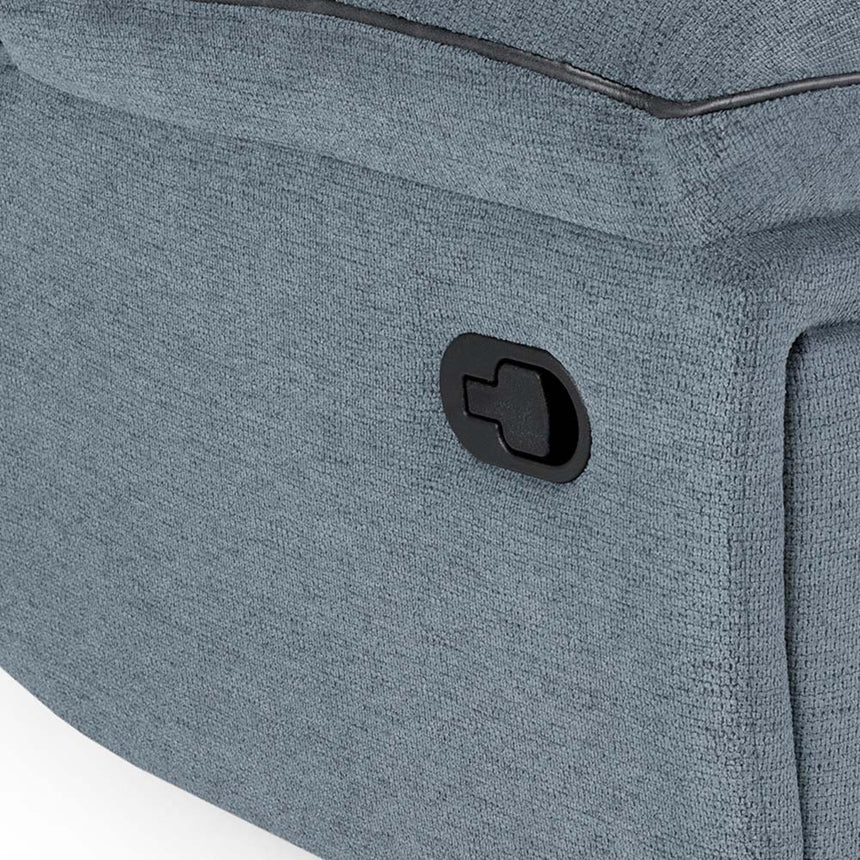 Myra Grey Fabric Recliner Armchair-5