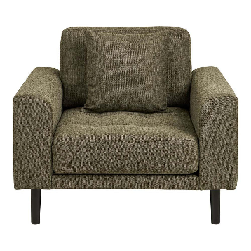 Lido Olive Green Fabric Lounge Armchair-2