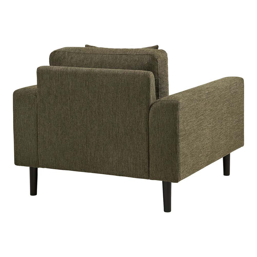 Lido Olive Green Fabric Lounge Armchair-5