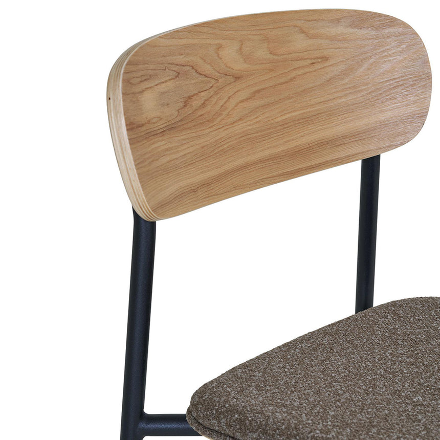 2 x Estepona Ash Wood Barstool with Back-4