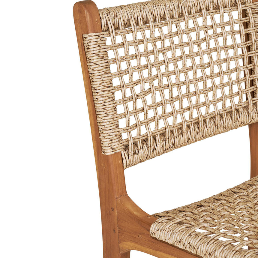 Derby Natural Teak Wood Bar Chair-5