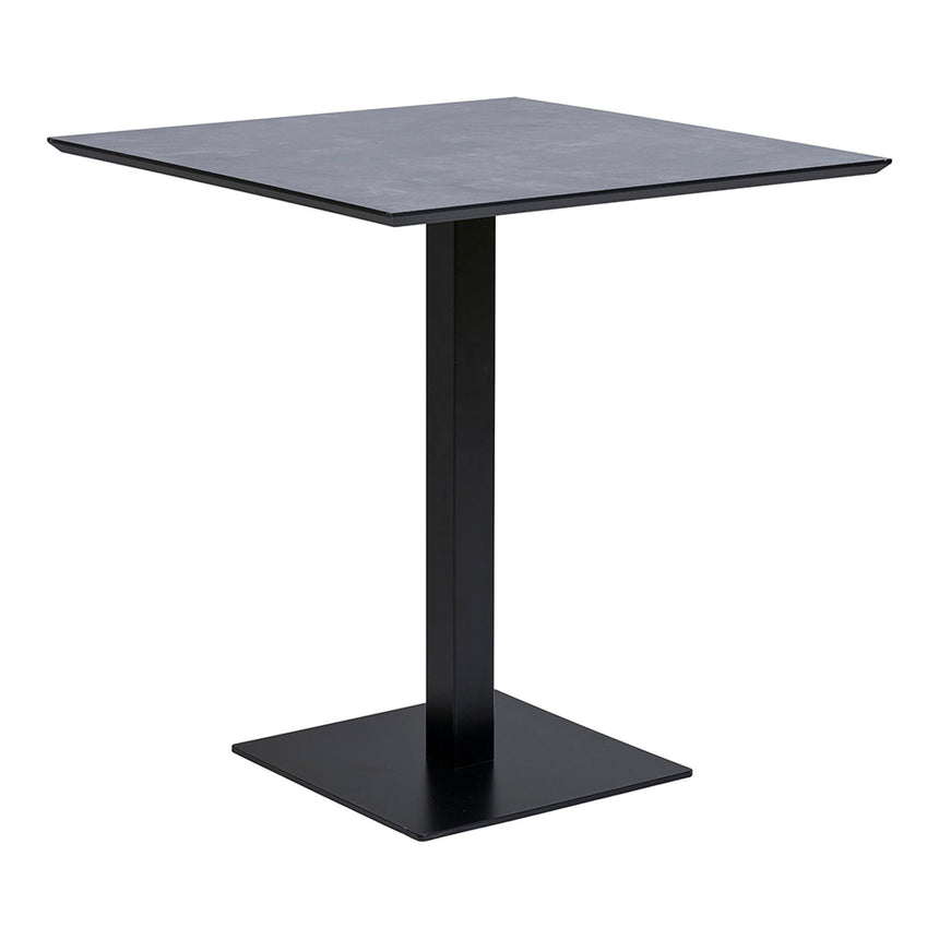 Fano Black Melamine Square Cafe Table-2