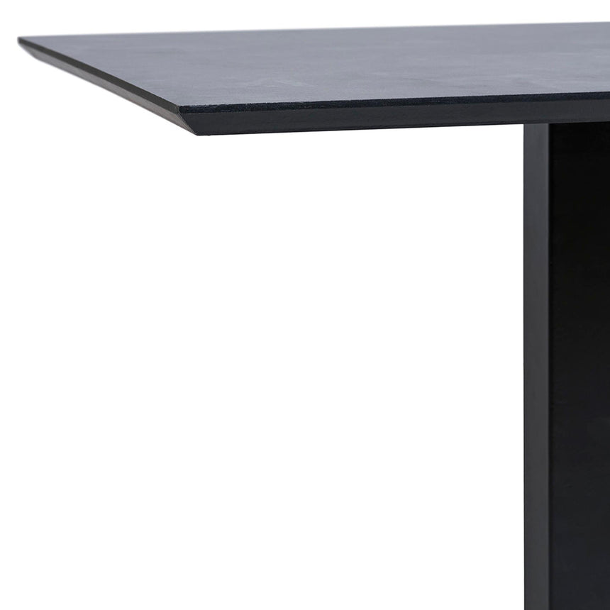 Fano Black Melamine Square Cafe Table-4