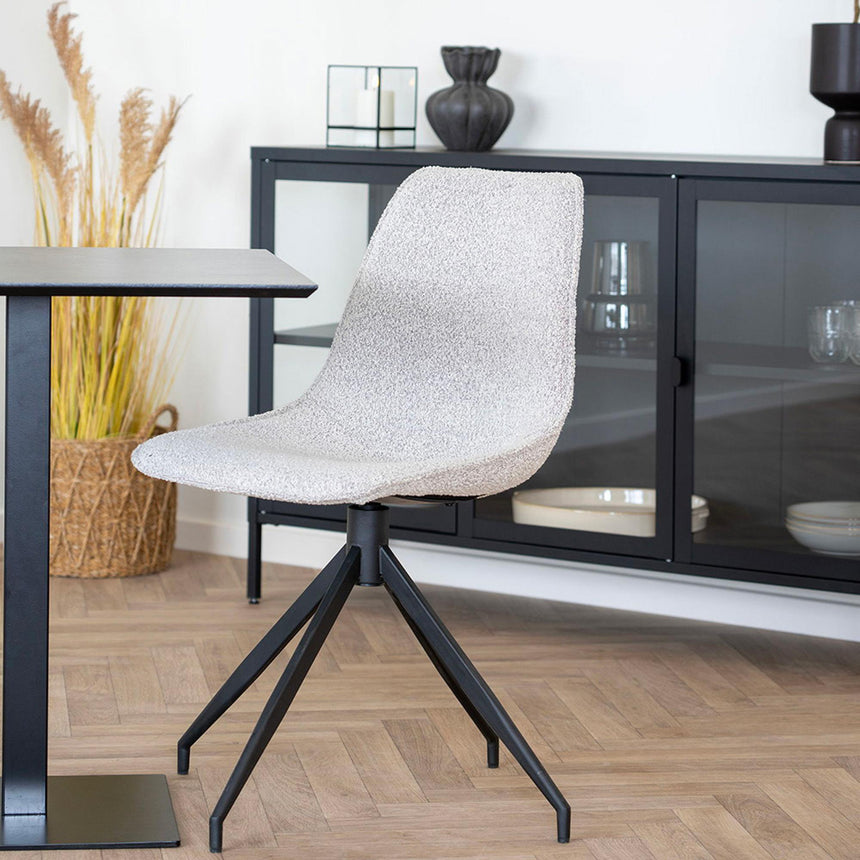 Fano Black Melamine Square Cafe Table-6