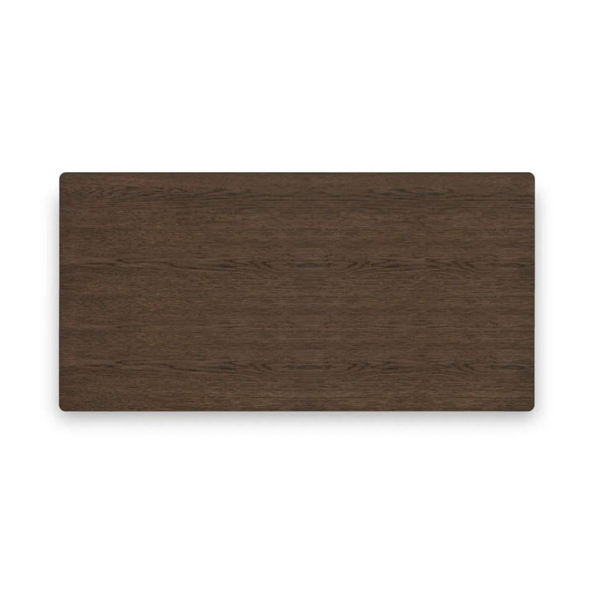 California Dark Oak 6 Seater Dining Table - 180cm-3