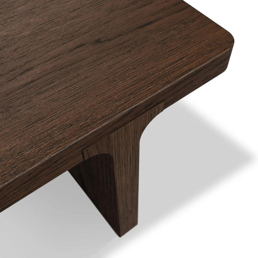 California Dark Oak Coffee Table-5