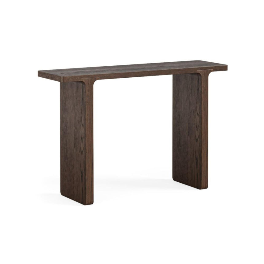 California Dark Oak Console Table-2