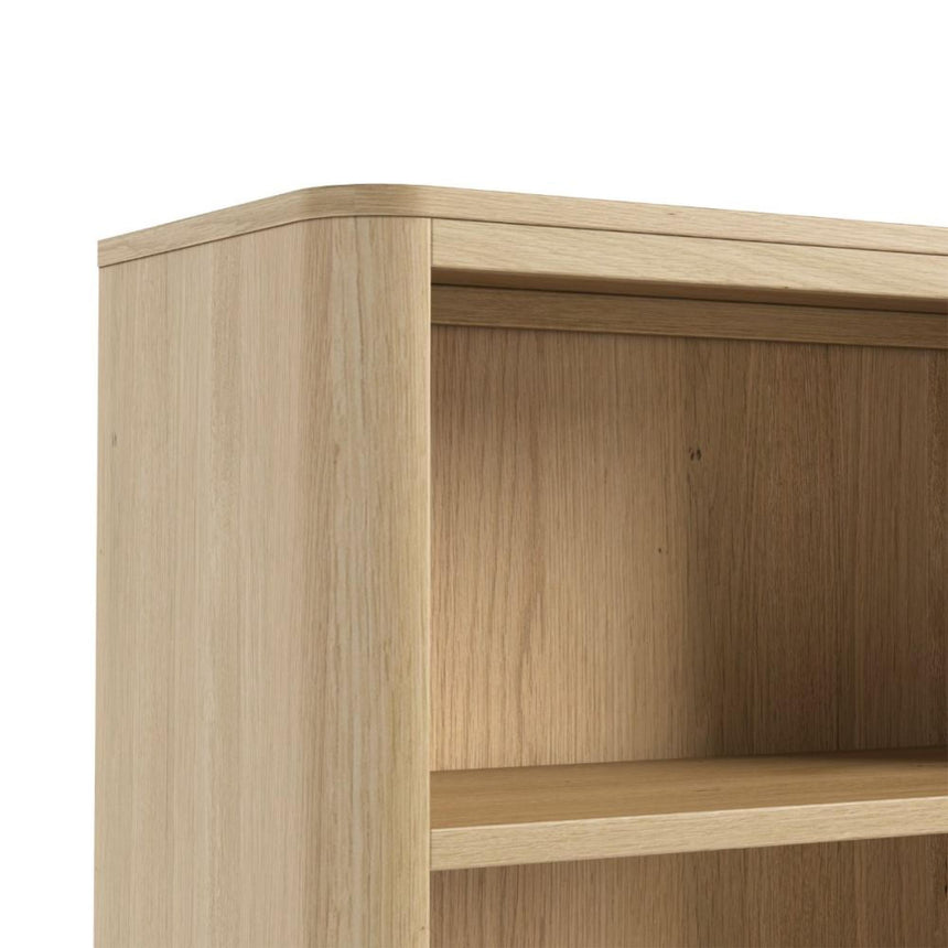 Cara Oak 2 Door Display Cabinet-6