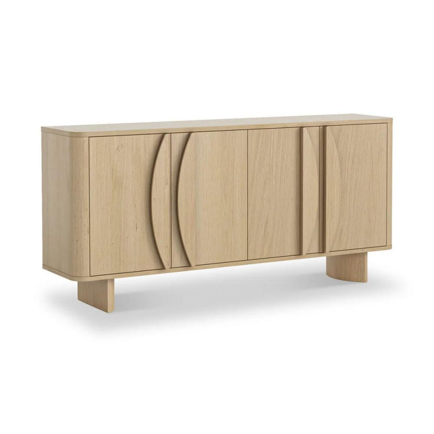 Cara Oak 4 Door Large Sideboard - 165cm-4